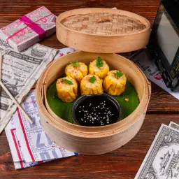 Kanoom Jeeb (Thai Steamed Wontons) - Chicken